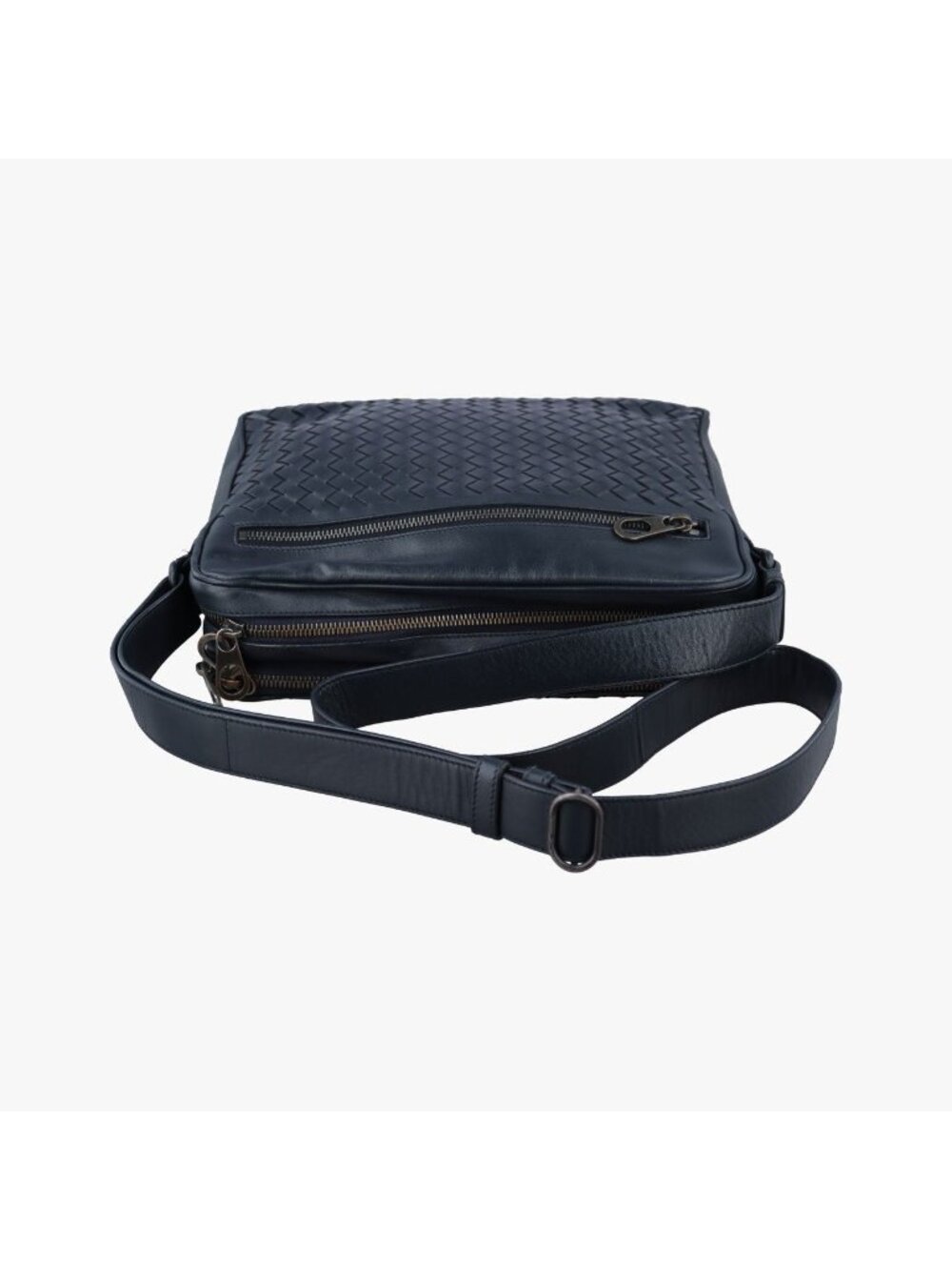 ★SOLD★ Bottega Veneta Intrecciato Navy Lambskin - Picture 8 of 15